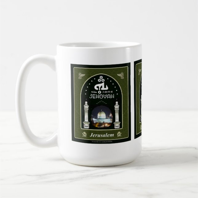 Mug JEHOVAH Jerusalem (Gauche)