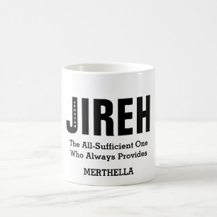 Mug JEHOVAH JIREH Personnalisé chrétien