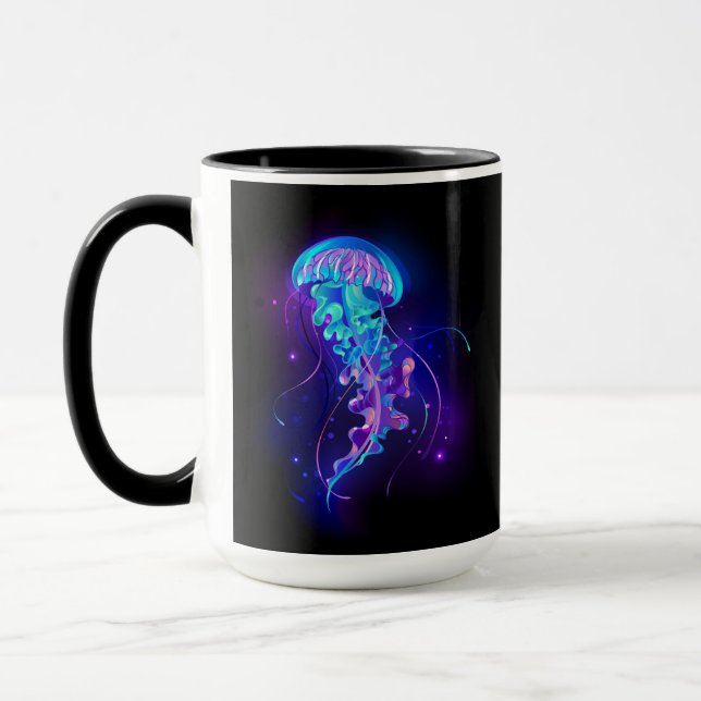 Mug Jellyfish éclatante couleur (Gauche)