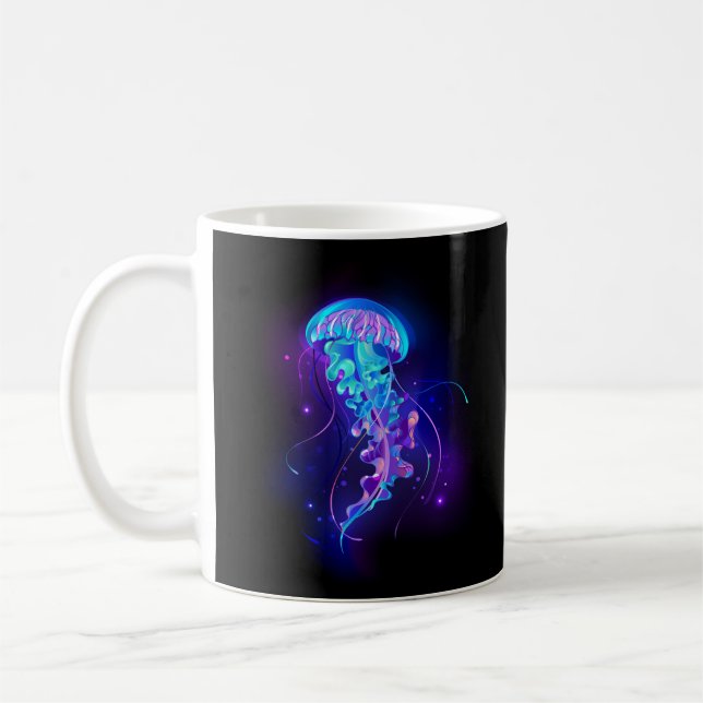 Mug Jellyfish éclatante couleur (Gauche)