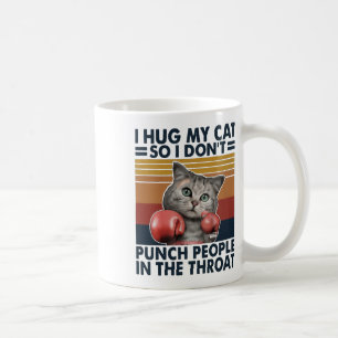 Mug J'Embrasse Mon Chat Pour Ne Pas Puncher Les Gens D