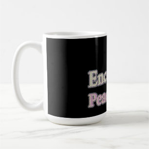 Mug "J'encourage les pourparlers de paix !" Un Design
