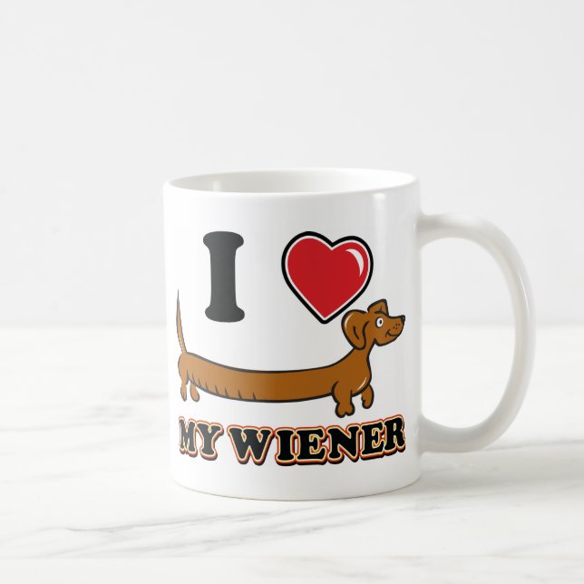 Mug J'entends mon Wiener (Droite)