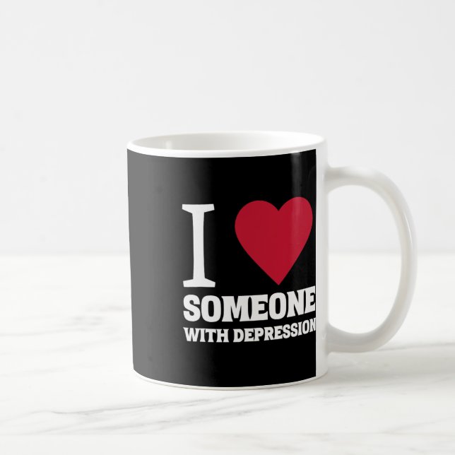 Mug J'Envie Quelqu'Un Avec Une Sensibilisation À La Dé (Droite)