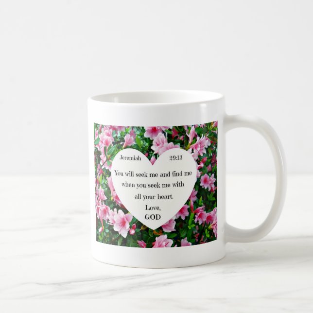 Mug Jérémie 29:13 (Droite)