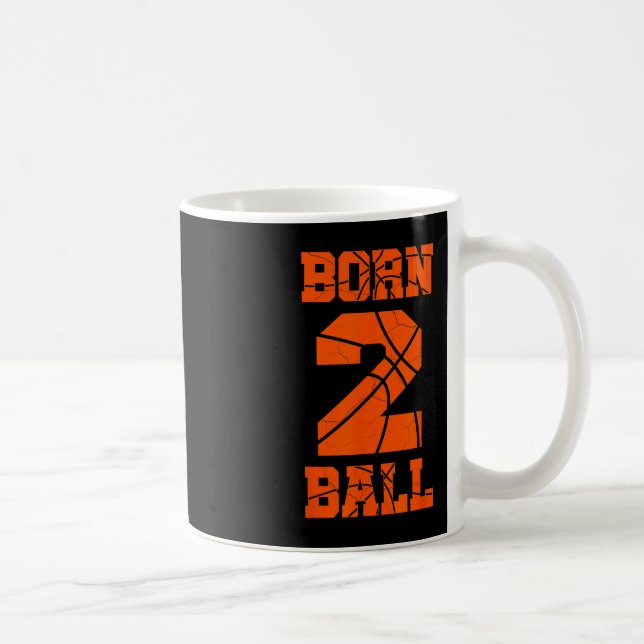 Mug Jersey de basketball 2e anniversaire Tee Deux ans  (Droite)