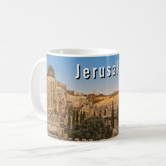 Mug Jerusalem's Mount Olive and Al Aqsa Mosque