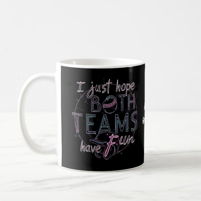 Mug J'espère juste que les deux équipes s'amusent Pris (Gauche)