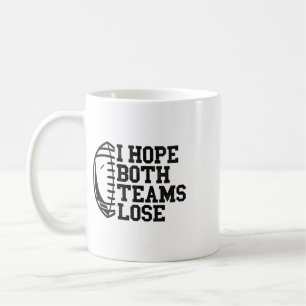 Mug J'espère que les deux équipes perdent Femmes Homme