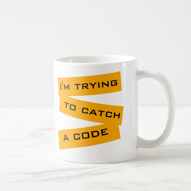 Mug J'essaie de trouver un code (Droite)
