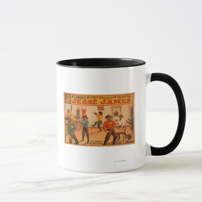 Mug Jesse James Production Spectaculaire Occidentale (Droite)