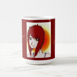 Mug Jessica, dessinatrice, autoportrait