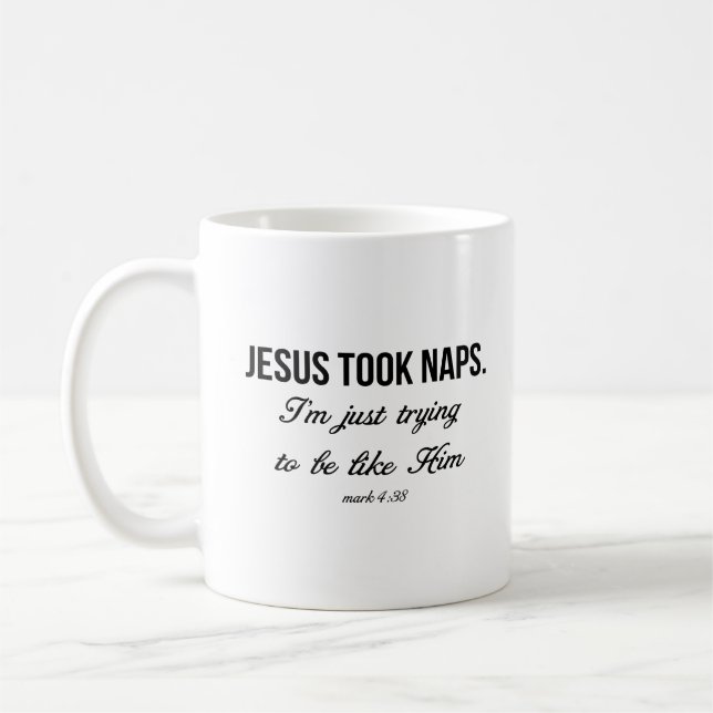 Mug Jésus A Pris Des Sièges (Gauche)