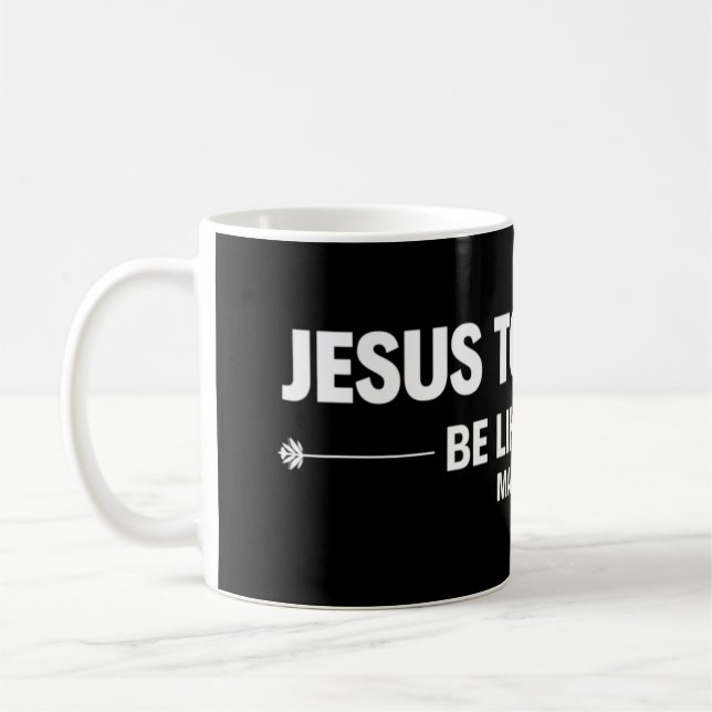 Mug Jésus a pris des siestes Soyez comme Jésus Premium (Gauche)