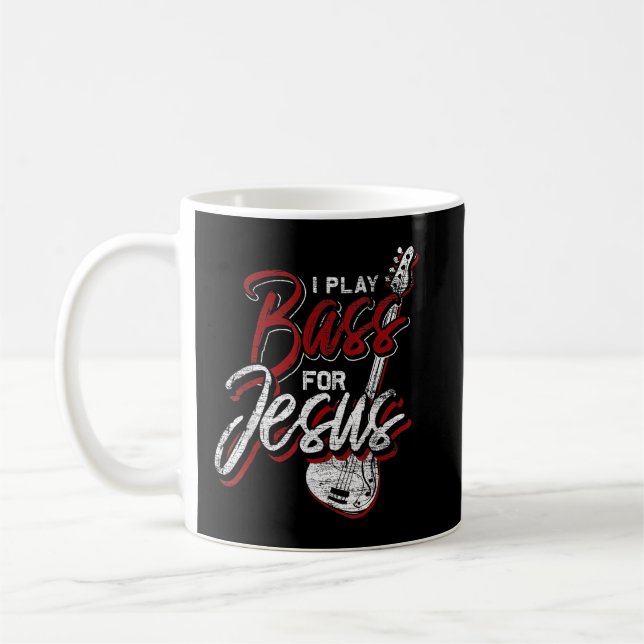 Mug Jésus Baid Christian Bass Joueur Basse Guitare (Gauche)