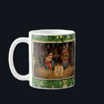 Mug Jesus born<br><div class="desc">jesus christmas christ,  snowflake party year happy,  merry winter vintage animals,  father mother saint,  xmas magi christianity faith,  bible stable child,  night family virgin,  holiday nativity holy born,  birschchristian,  christmas christ</div>