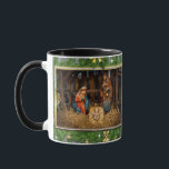 Mug Jesus born<br><div class="desc">jesus christmas christ,  snowflake party year happy,  merry winter vintage animals,  father mother saint,  xmas magi christianity faith,  bible stable child,  night family virgin,  holiday nativity holy born,  birschchristian,  christmas christ</div>