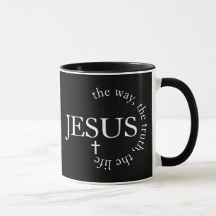 Mug Jésus chemin, vérité, vie Jean 14:6 Croix