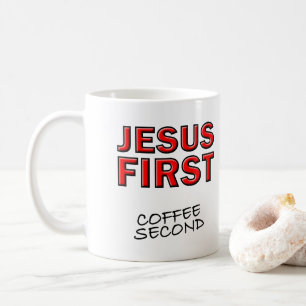 Mug Jésus chrétien d'abord, café ensuite