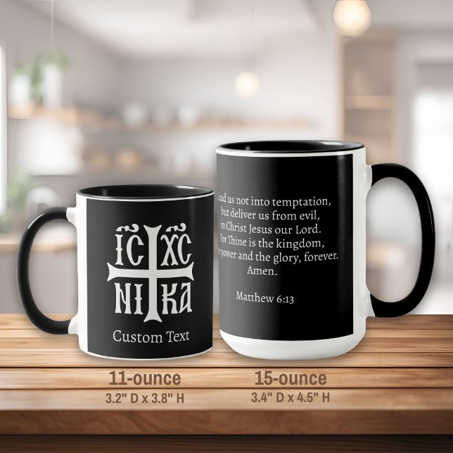 Mug Jésus Christ conquiert l'Emblème (Créateur téléchargé)
