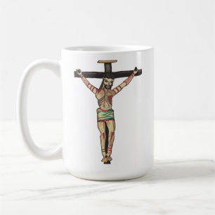 Mug Jésus Christ Croix Crucifixion aquarelle art