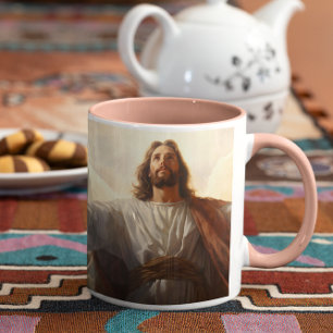 Mug Jésus Christ dans les nuages version 3