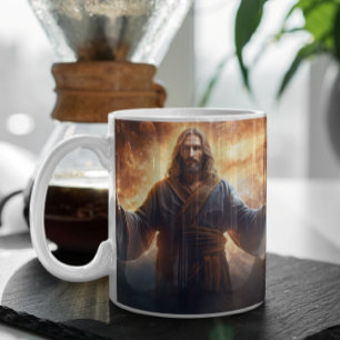 Mug Jésus Christ dans les nuages version 5