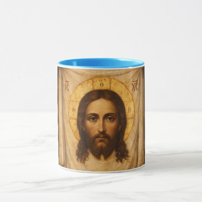 Mug Jésus-Christ Icône du Saint Suaire (Centre)