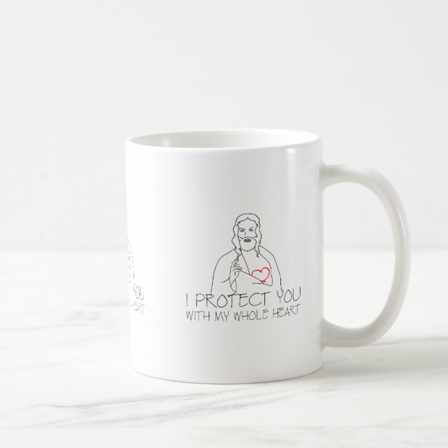 Mug Jésus-Christ - Je vous protège (Droite)