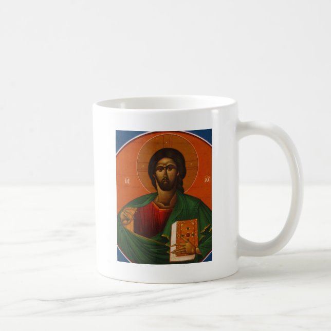 MUG JÉSUS-CHRIST ORTHODOXE GREC D'ICÔNE (Droite)