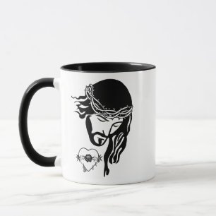 Mug Jésus Christ Thorns Bleeding Heart Art