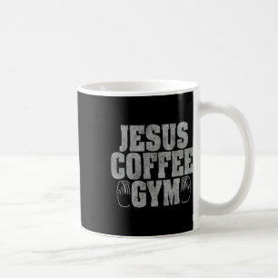 Mug Jesus Coffee Gym Christian Workout Poids F