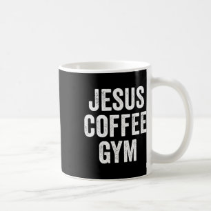 Mug Jesus Coffee Gym Christian Workout Poids F