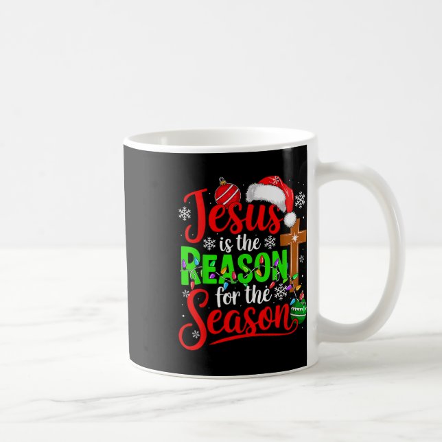 Mug Jésus Costume Fier Raison De La Saison Noël Sa (Droite)