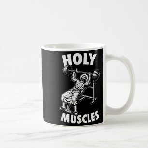 Mug Jésus drôle muscles saints banc presse salle de sp