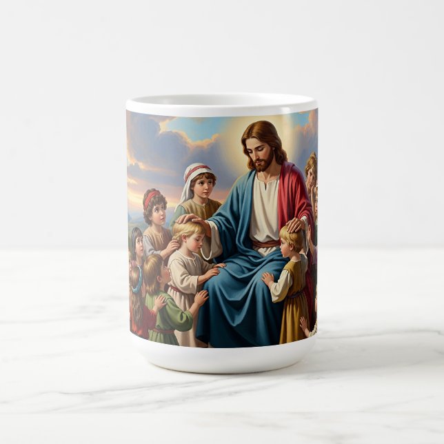 Mug Jésus entouré d'enfants (Centre)