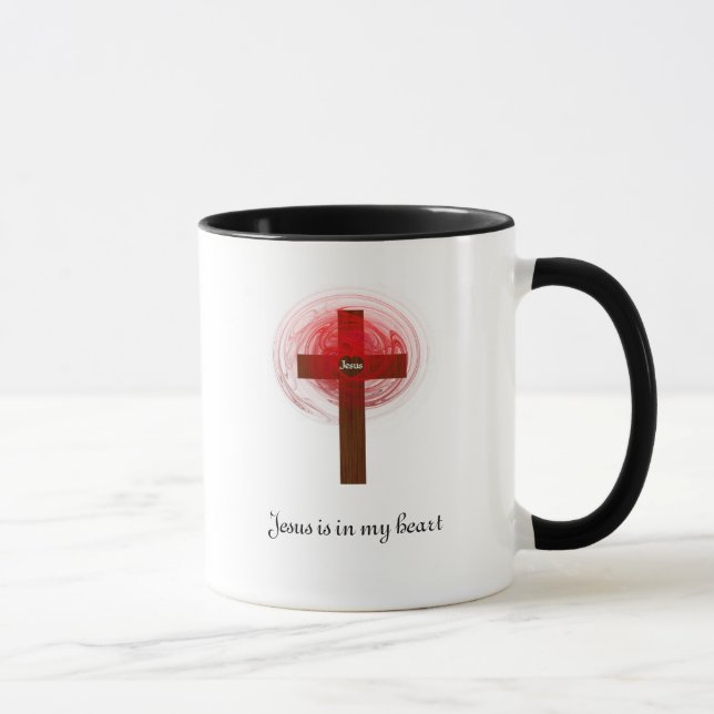 Mug Jésus Est Dans Mon Coeur (Droite)