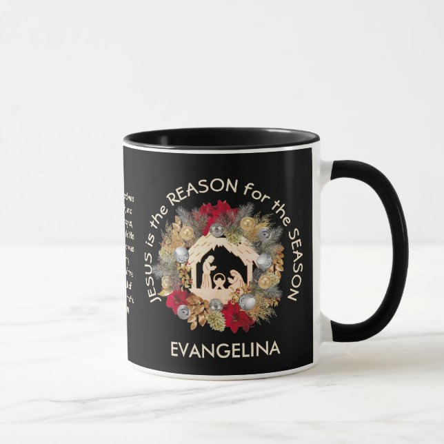 Mug JÉSUS EST LA RAISON POUR LAQUELLE Christmas Coffee (Droite)