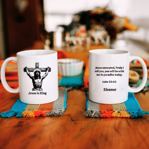 Mug Jésus Est Le Roi Noir Personnalisé Bible Chrétienn