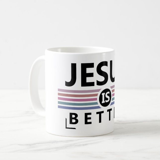 Mug Jésus est mieux (Devant gauche)