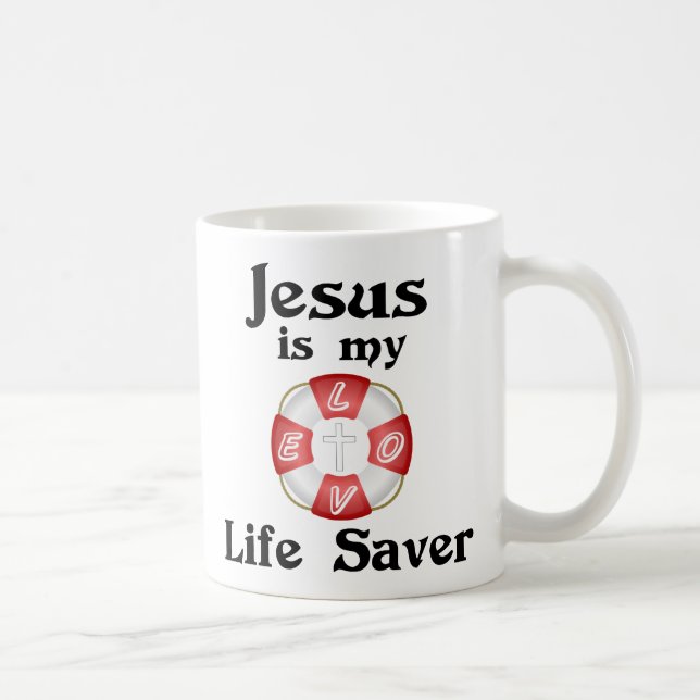 Mug Jésus est mon maître nageur (Droite)