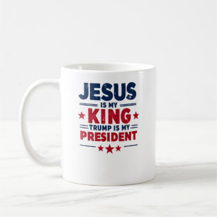 Mug Jésus est mon roi Trump est mon président