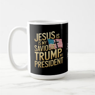 Mug Jésus Est Mon Sauveur, Trump Est Mon Président