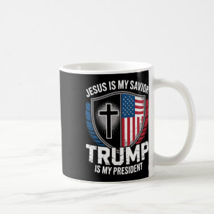 Mug Jésus est mon sauveur Trump est mon président Pro-