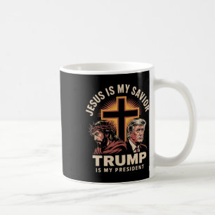 Mug Jésus est mon sauveur Trump est mon président Reli