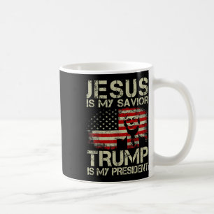 Mug Jésus Est Mon Sauveur Trump Est Mon Président Trum