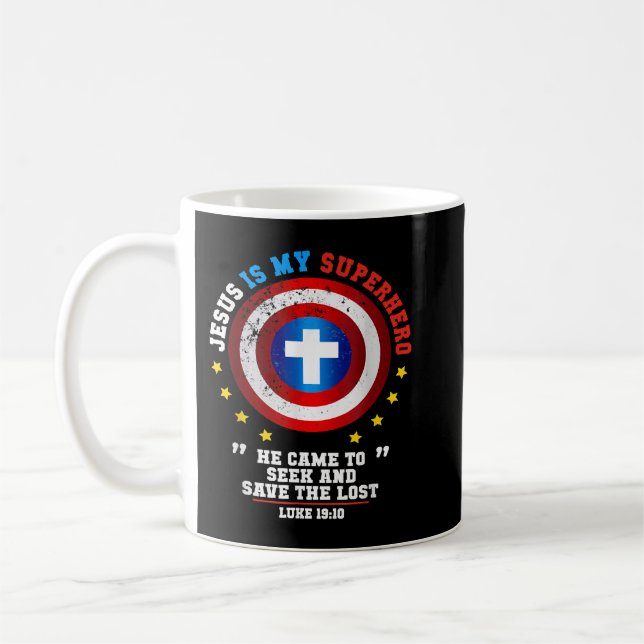 Mug Jésus Est Mon Sauveur Trump Est Mon Président Trum (Gauche)