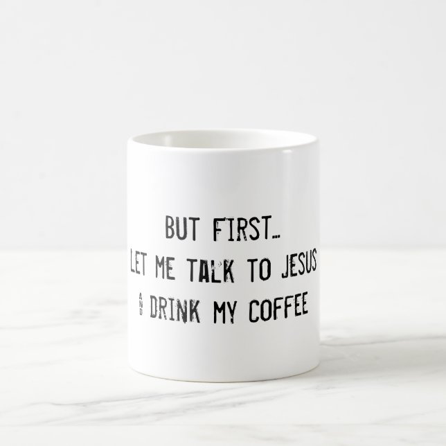 Mug Jésus et café (Centre)