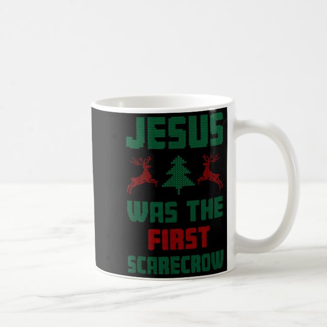 Mug Jesus était le premier pull moche de style épouvan (Droite)