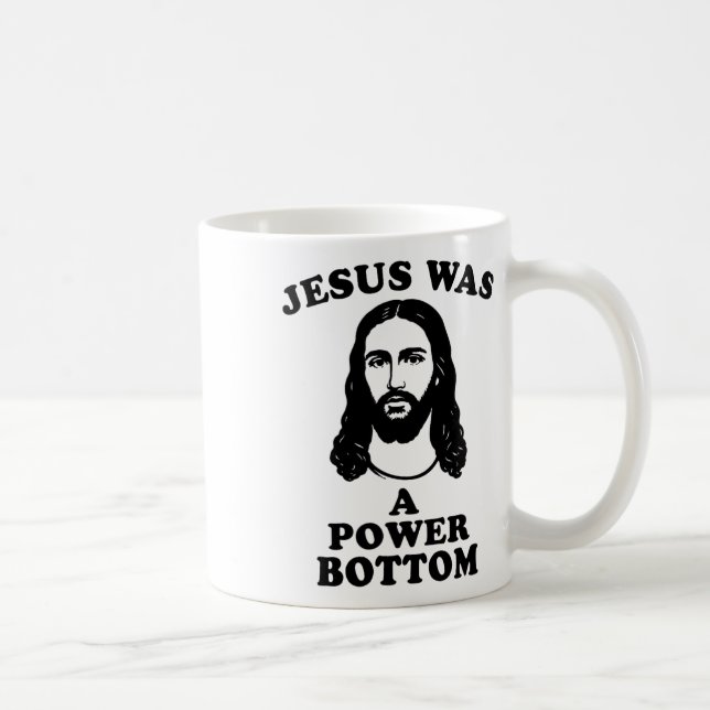 Mug Jésus était un bas de pouvoir drôle de fierté Noël (Droite)